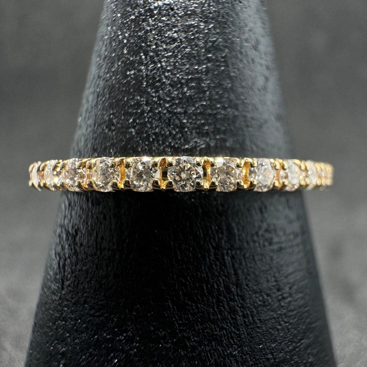 736】 K18YG Ｄ 2.06.ct 3連 フルエタニティ 鑑別 13.5号 736】 K18YG D 2.06.ct 3連 フルエタニティ 鑑別 13.5号 736】 K18YG