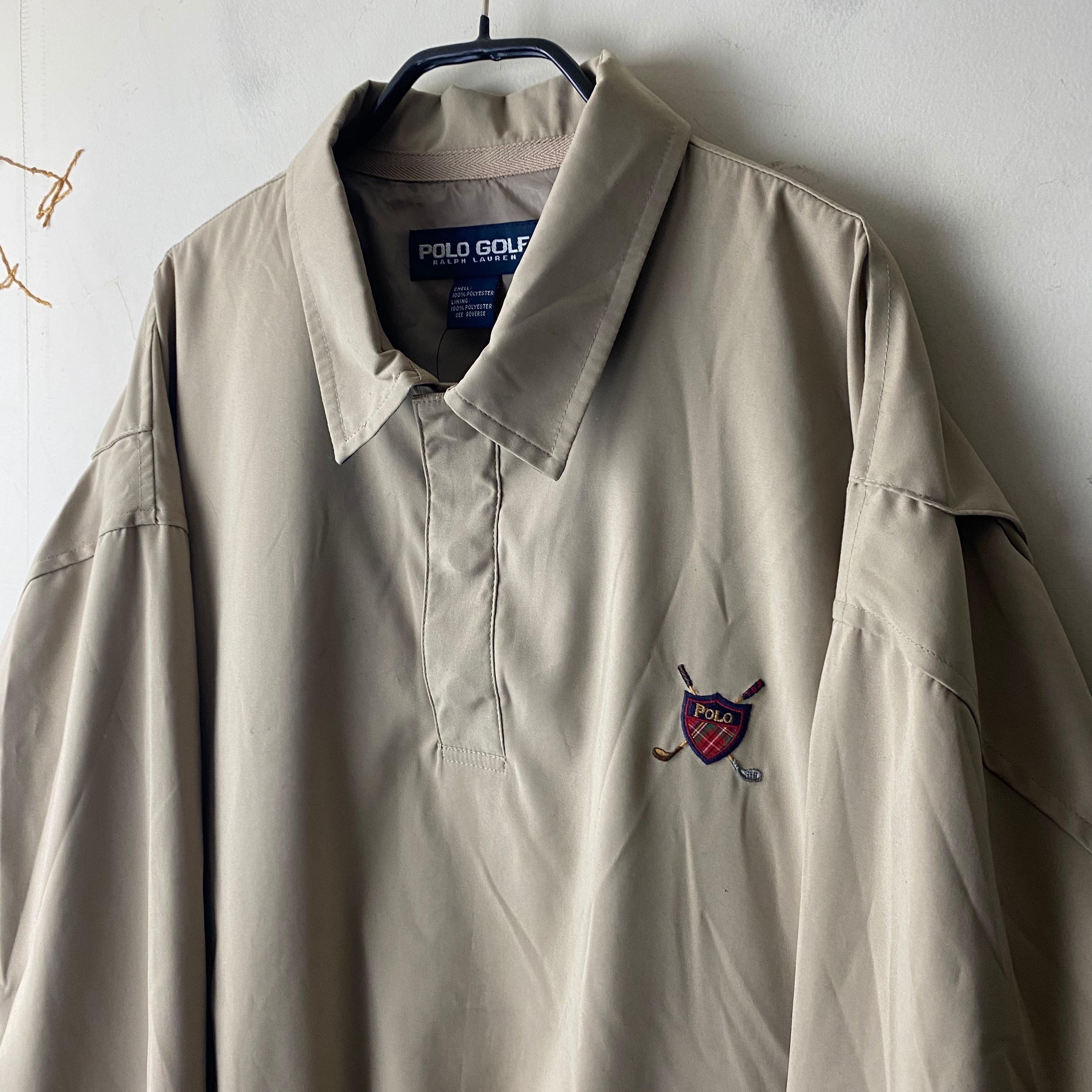 POLO GOLF logo pullover jacket | NOIR ONLINE