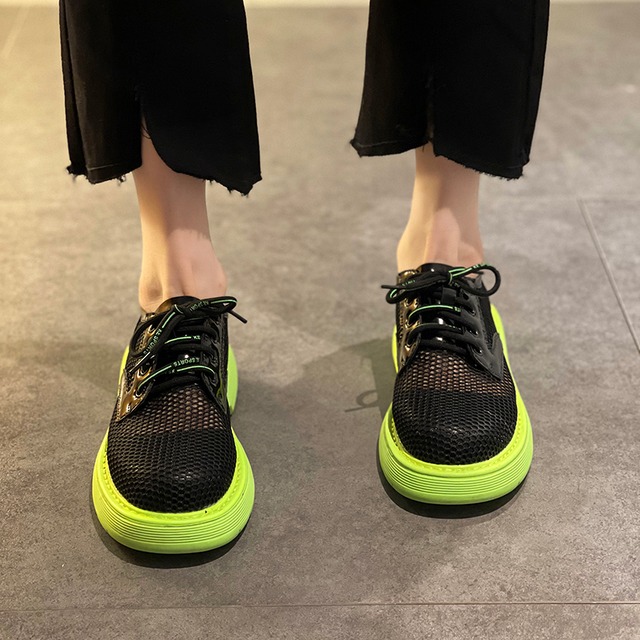 シングルサマーメッシュレッドカジュアル 靴 シューズ 夏物 部族の婦人靴7864877338