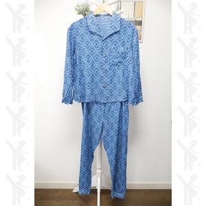 Satin Pajamas Setup Blue