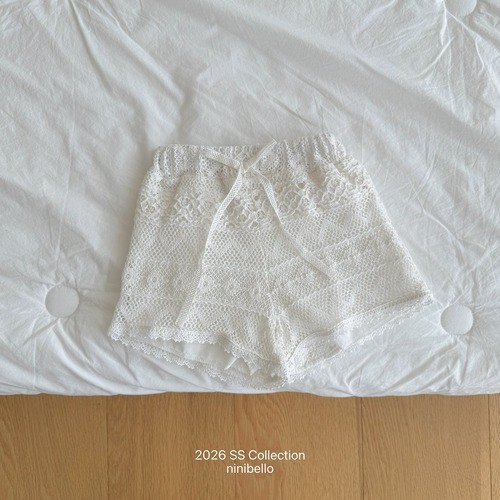 [ninibello] Crochet shorts / [니니벨로] 크로셰쇼츠
