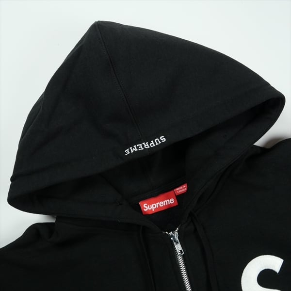 supremeパーカー　カナダ製 Supreme ブラック ジップアップ パーカー メイドインカナダ