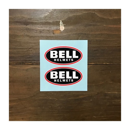 Bell / Bell Helmets Black Oval Stickers #125