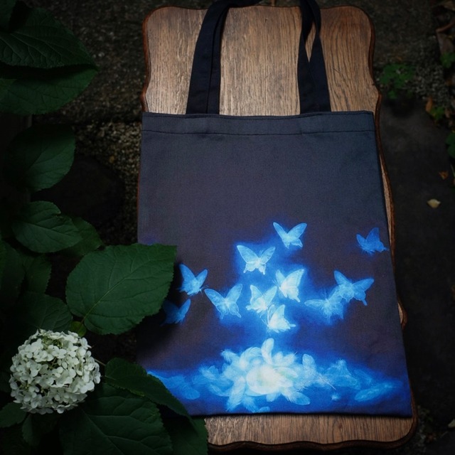 「残光」tote bag | 旅する群青