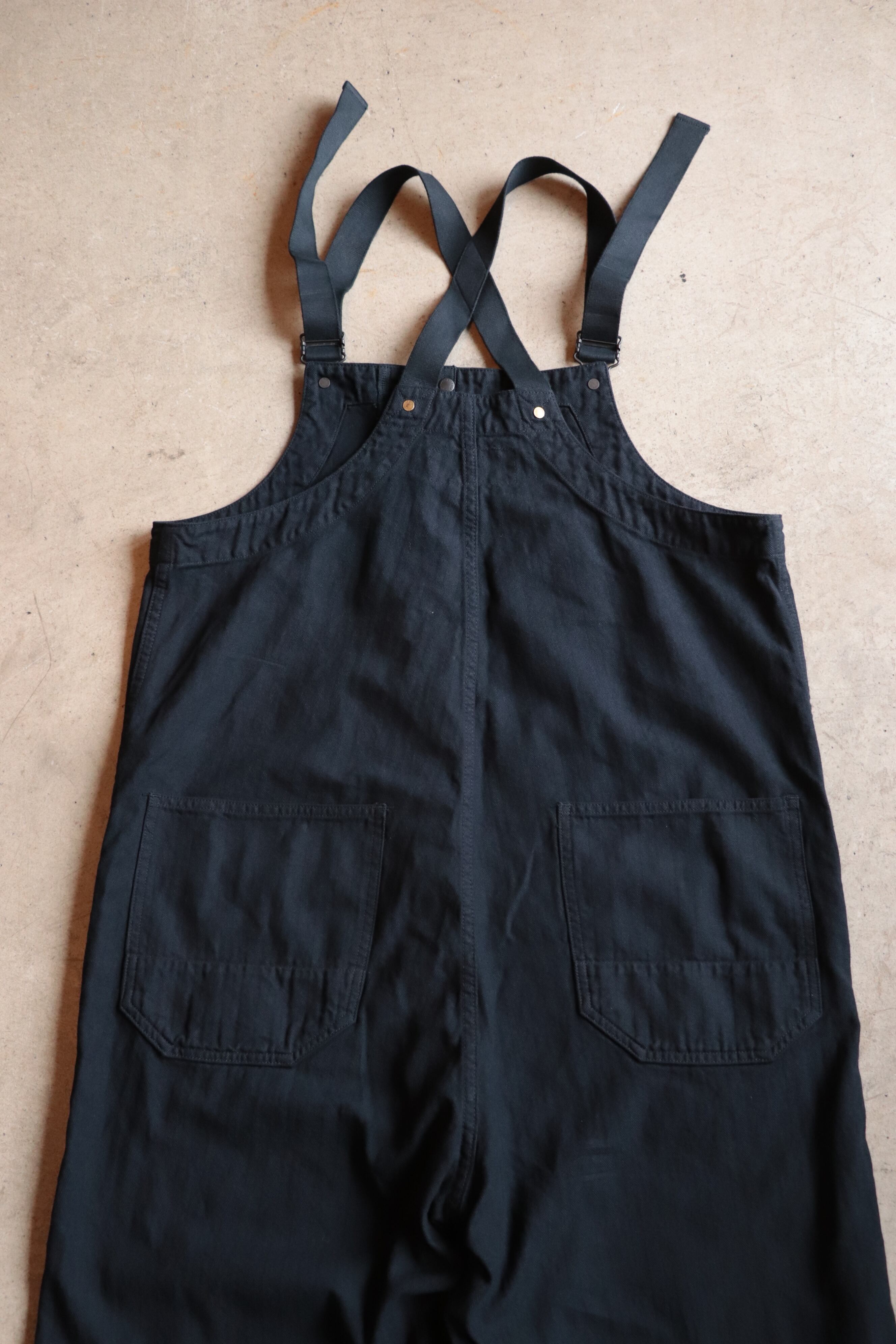 ANACHRONORM/アナクロノーム DECK OVER PANTS BLACK AN118-D | MAMBO