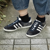 adidas gazelle fade navy sneaker