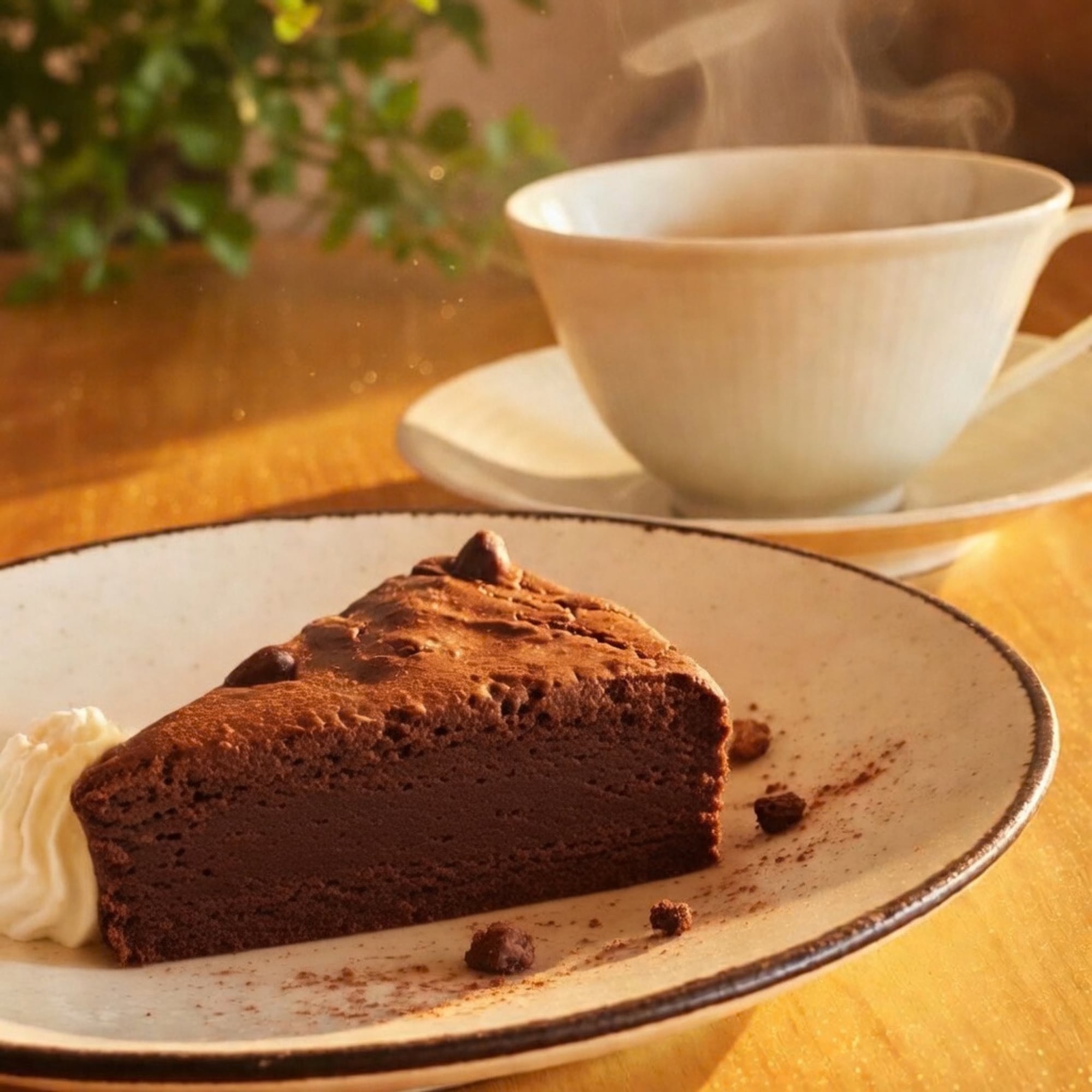 【小麦・卵・乳・白砂糖不使用】米粉のガトーショコラ カット1個 アーモンド粉使用 アレルギー対応 グルテンフリー ヴィーガン