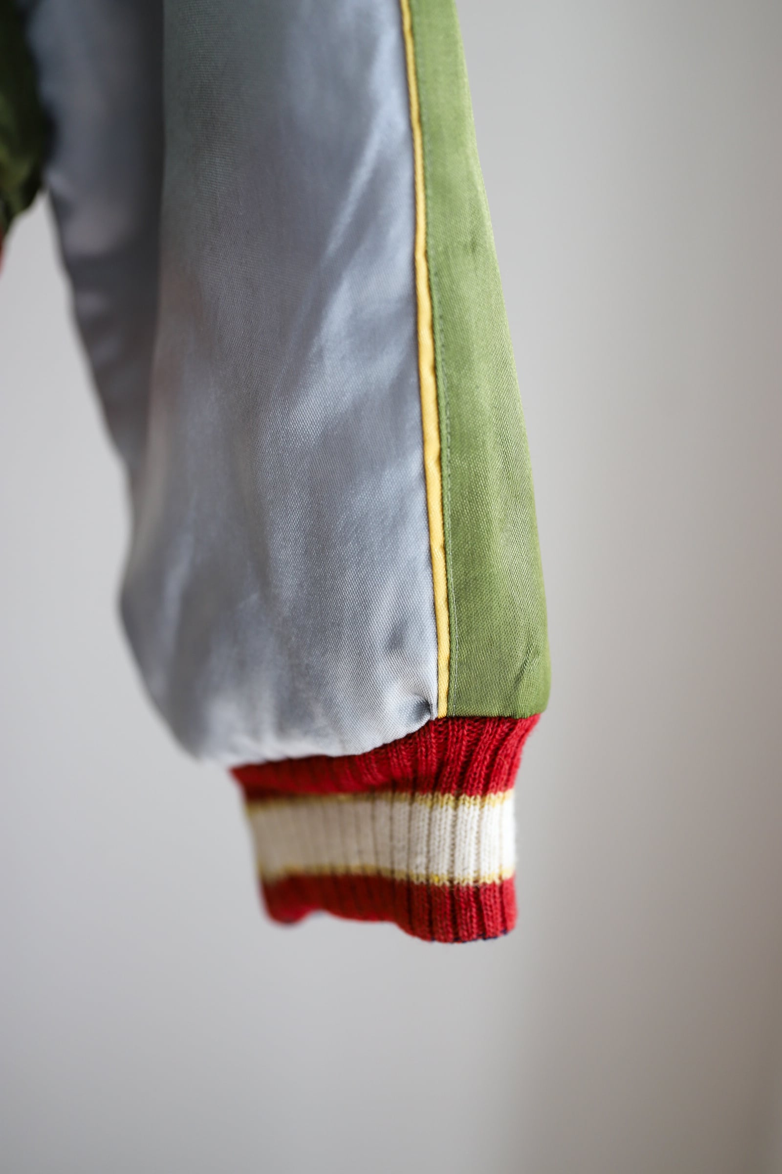 美品】50s special souvenir jacket vintage U.S. military satin