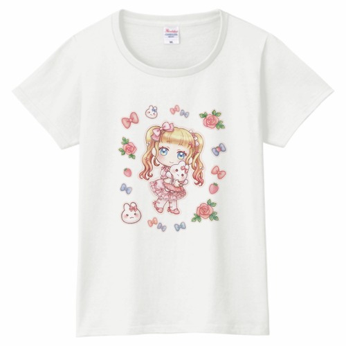 スイートロリィタちゃんTシャツ(レディース)ホワイト