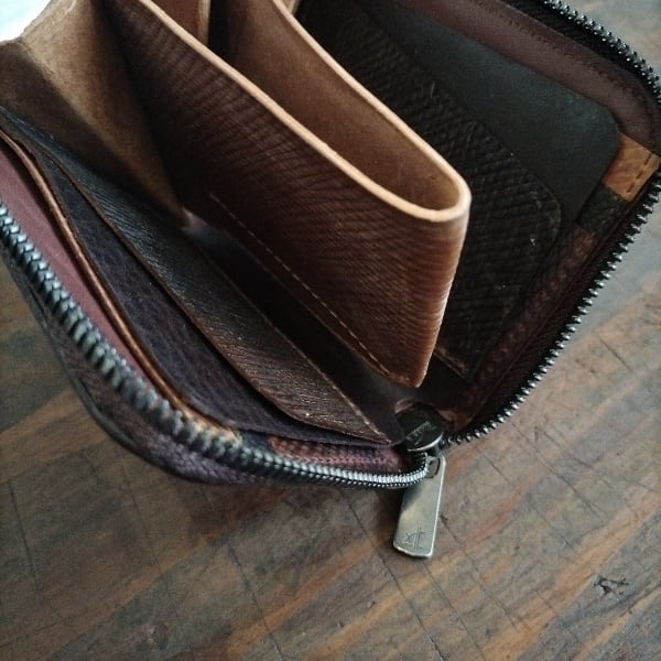 Metta Catharina Shell L字ファスナーウオレットB | FREAK