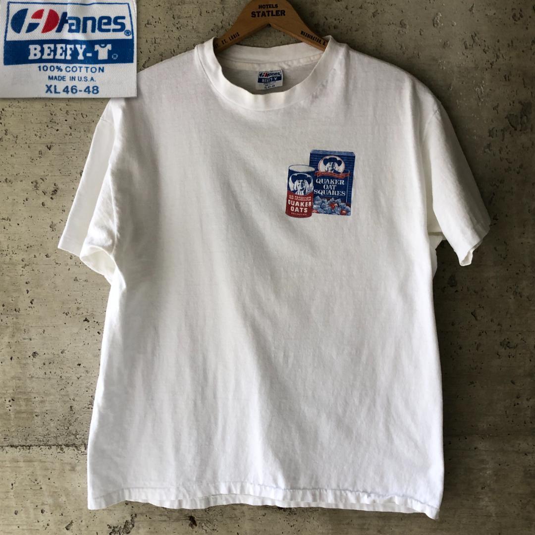 XZ532 80s Tシャツ 朝食シリアル クエーカーオーツカンパニー プロモ
