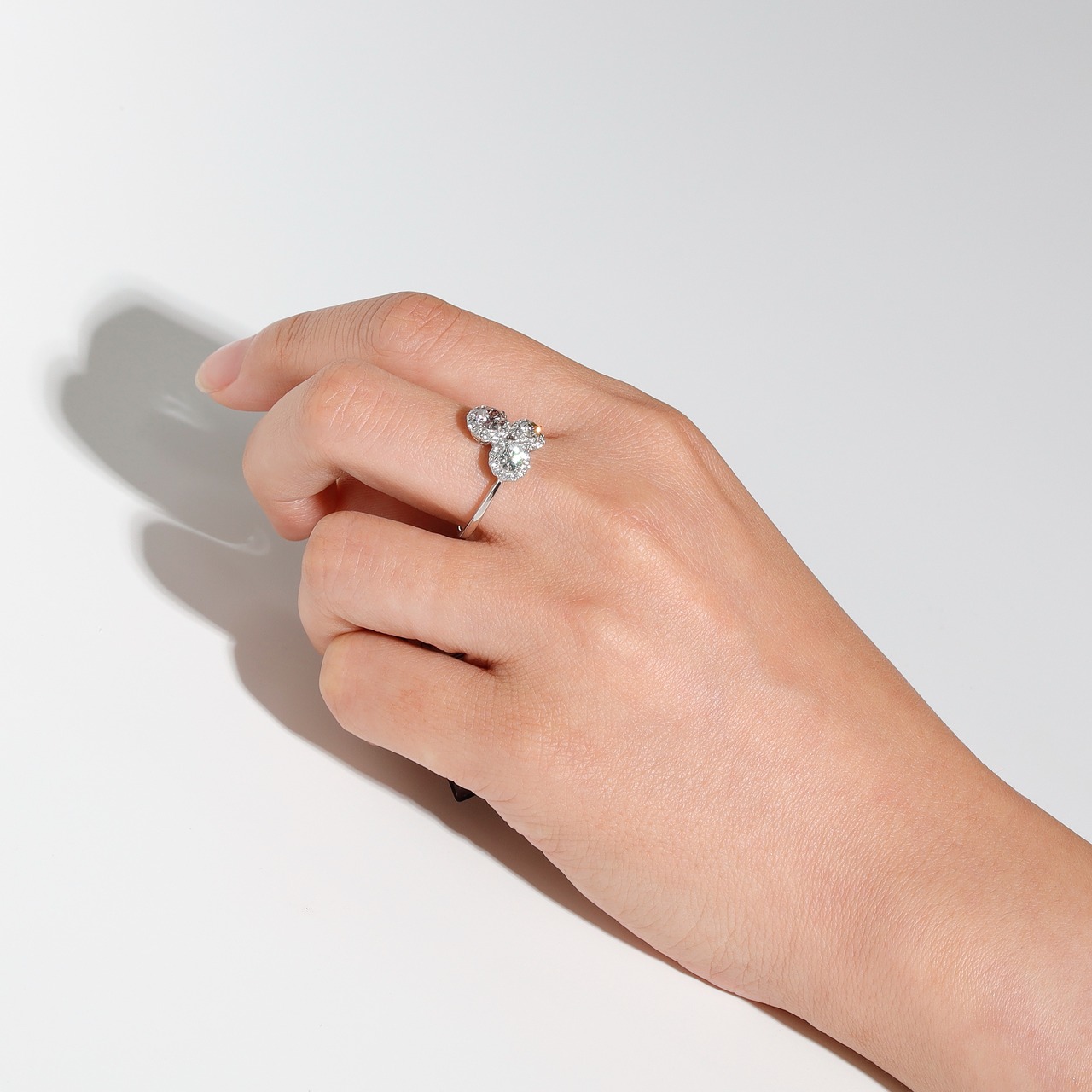 カメレオンダイヤモンドリング pt900 / 0.224ct / 0.337ct / 0.160ct