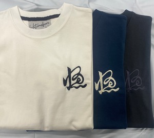 cursive logo S/S Tee  2   CHARCOAL