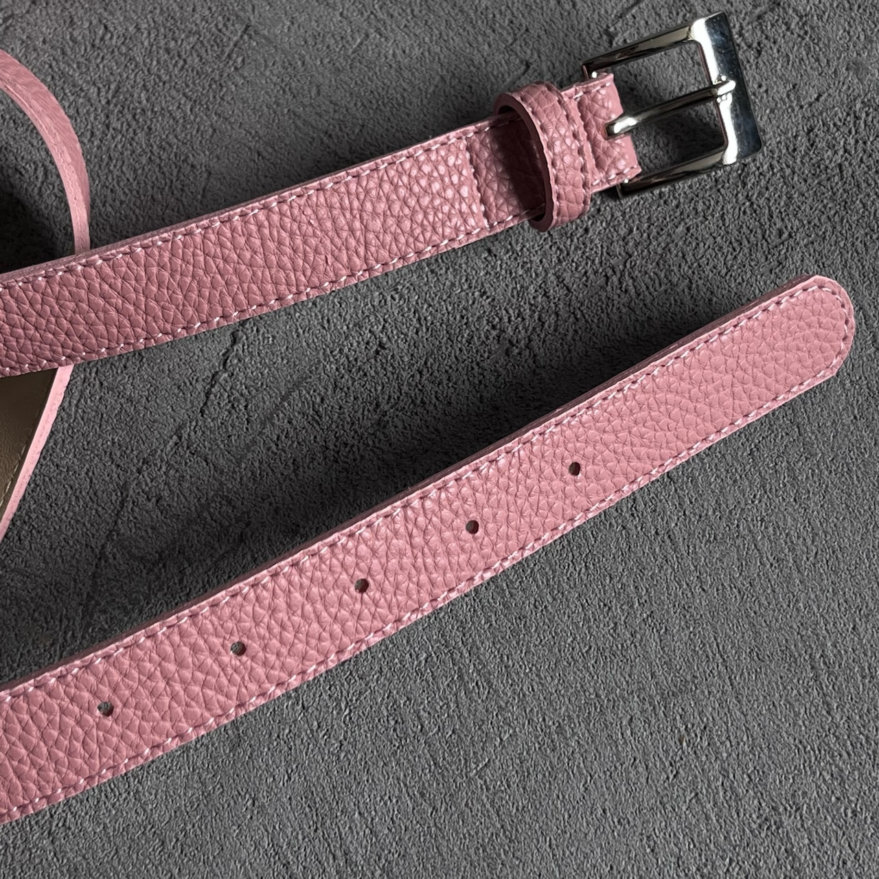 fake leatherbelt bag/4color