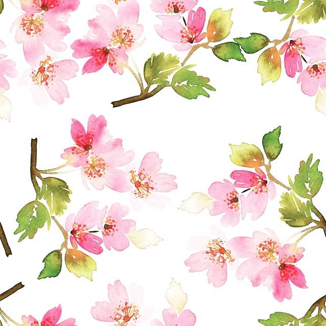 【FASANA】バラ売り2枚 ランチサイズ ペーパーナプキン spring blossoms ホワイト