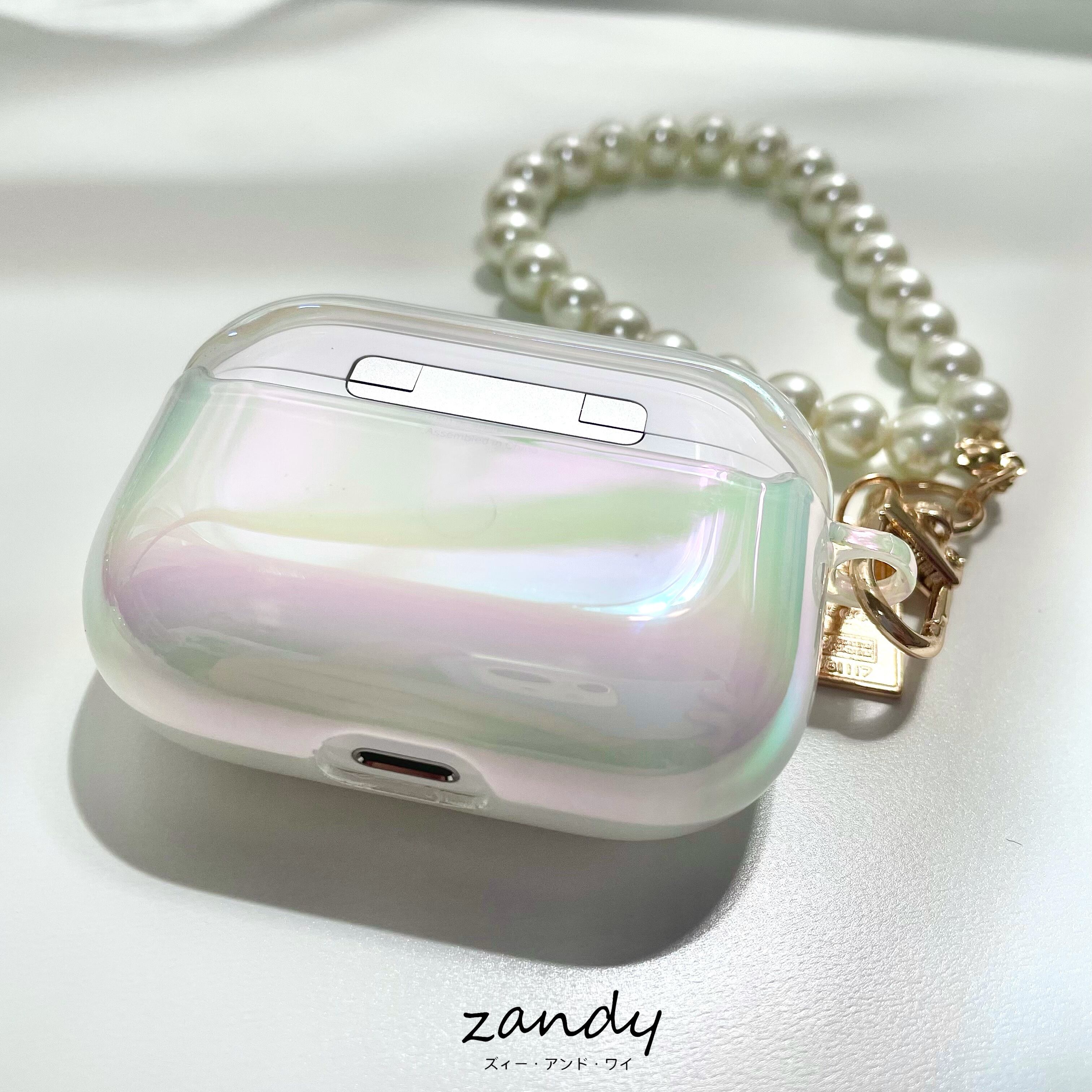 AirPods Pro/ AirPods 第1/2世代 ケース カバー オーロラカラーケース