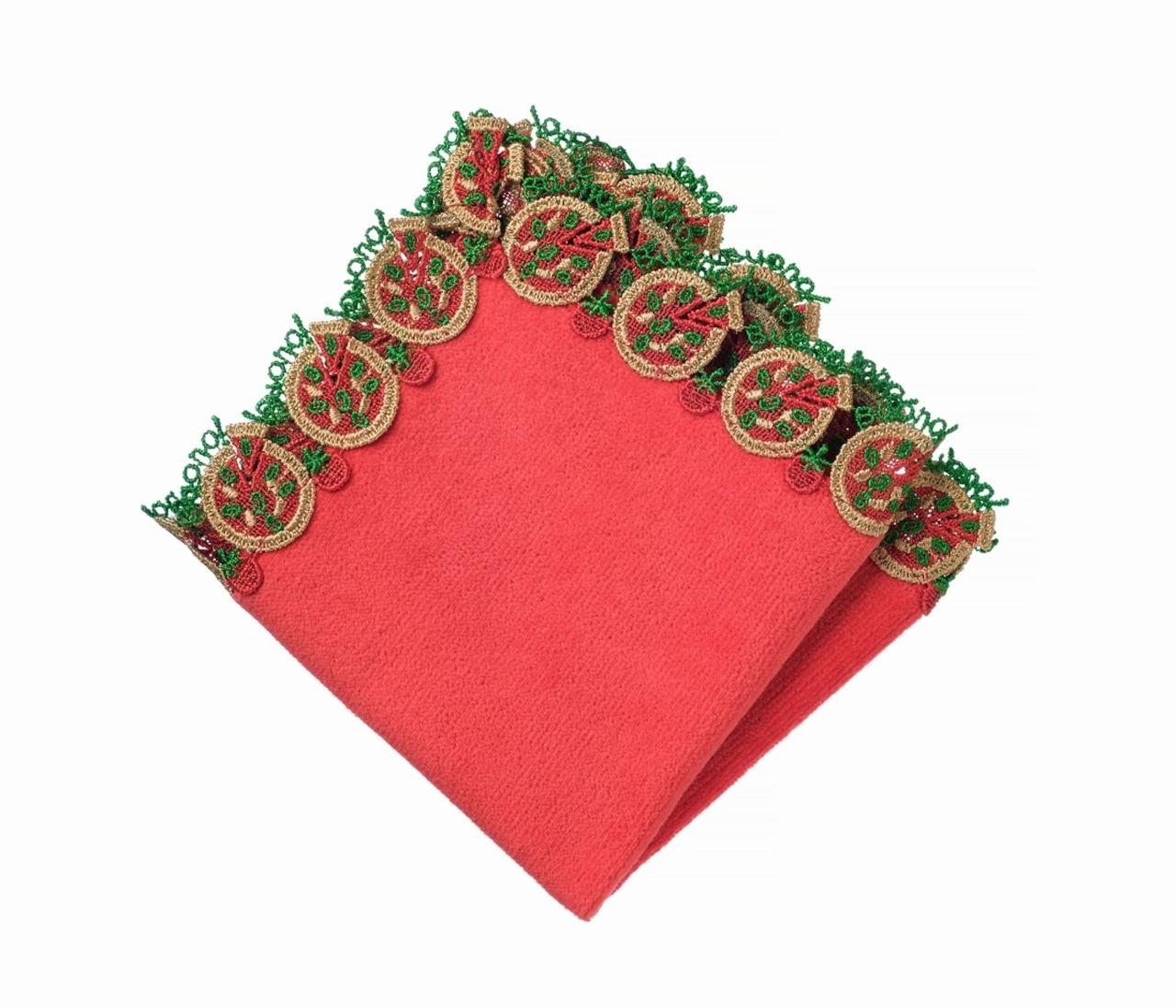 【近沢レース】シーズンタオルハンカチ「ピッツァ」