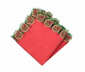 【近沢レース】シーズンタオルハンカチ「ピッツァ」