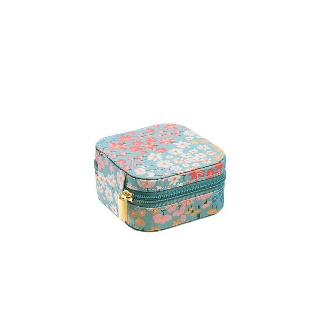 JB360B-Heidi Square Jewellery Box-BLUE