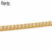 3mm 20cm luxury tennis bracelet gold