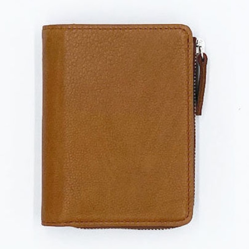 BOOK Middle Wallet　Camel