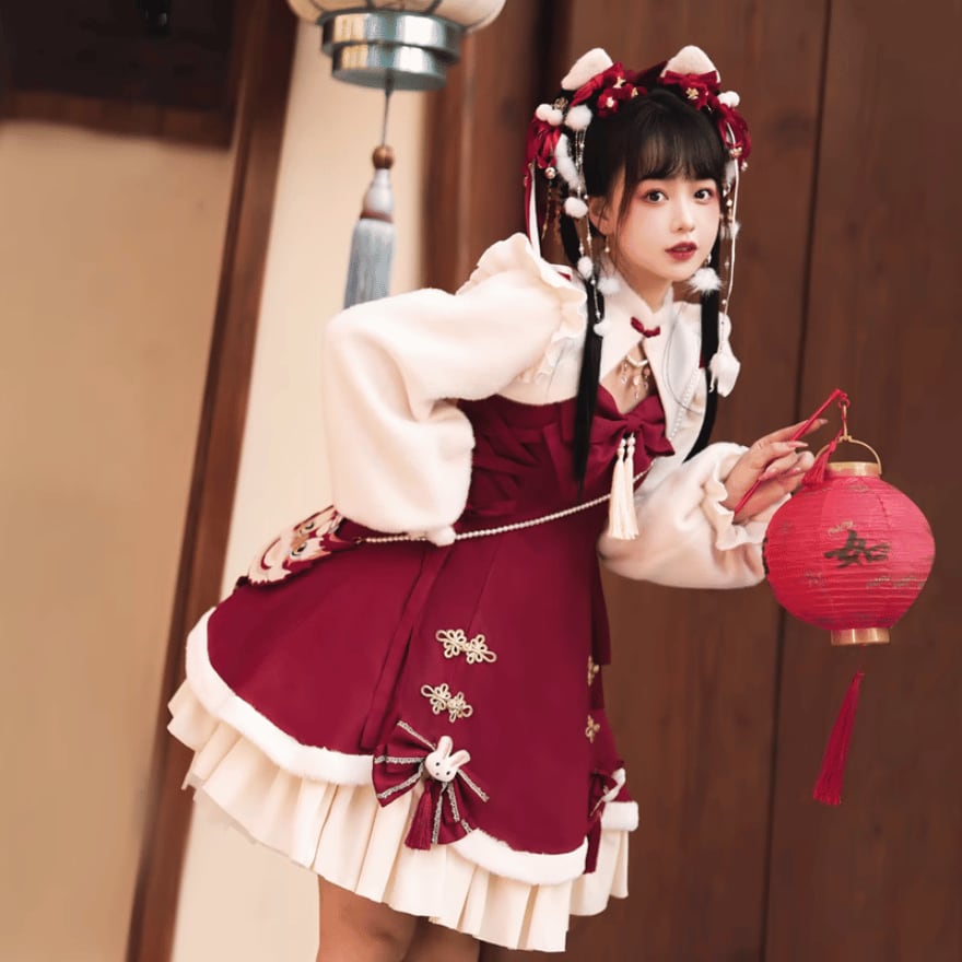 ozz☆ozz on☆チャイナ☆中華ロリータ☆スカート☆ゴスロリ☆華ロリ