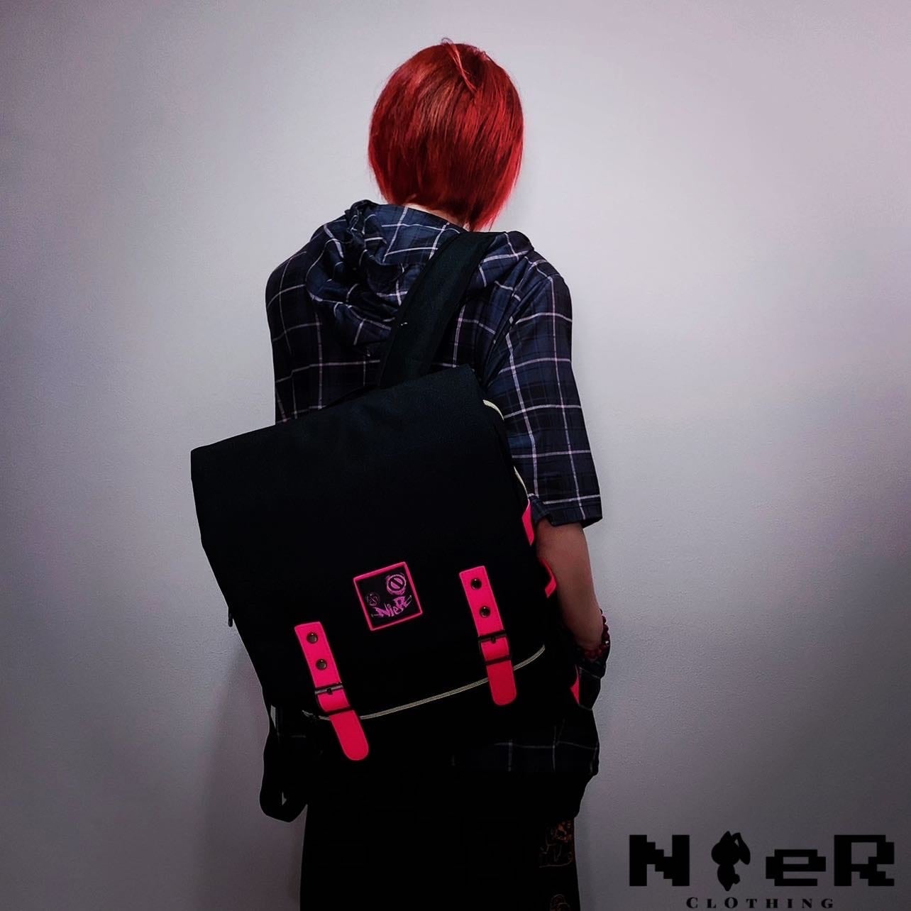 NieR 大容量BACKPACK【PINK×BLACK】 | NIER CLOTHING powered by BASE