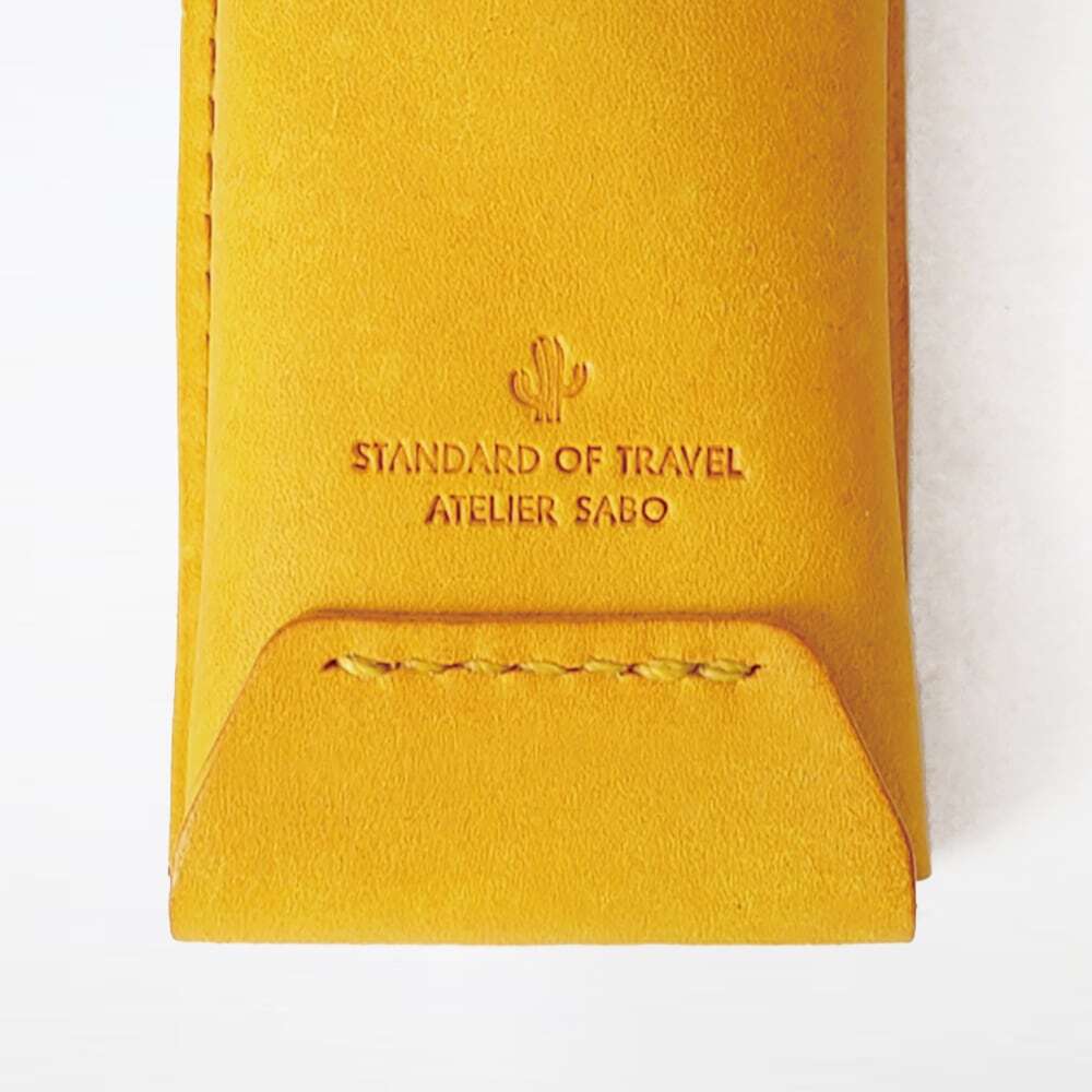 スリムなペンケース 大切なペン3本【イエロー】（在庫あり） | セミ