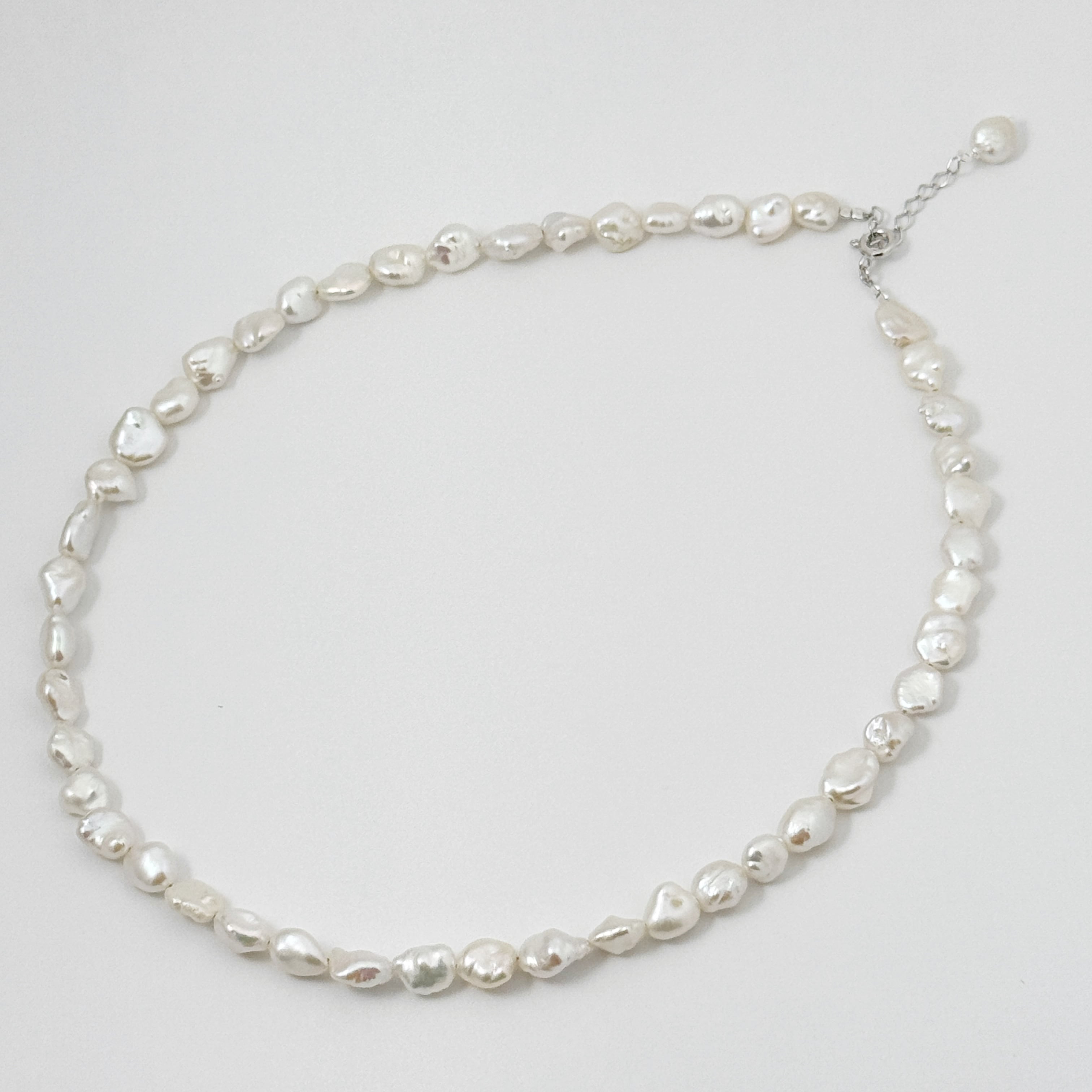 Lagoon Original フラット バロック パール ネックレス 40/43/45cm