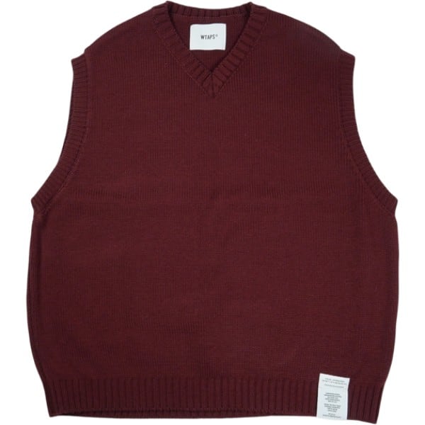 ダブルタップス　ニット ベスト　wtaps WTAPS] DITCH VEST POLY ニットベスト [ダブルタップス] 【公式通販】