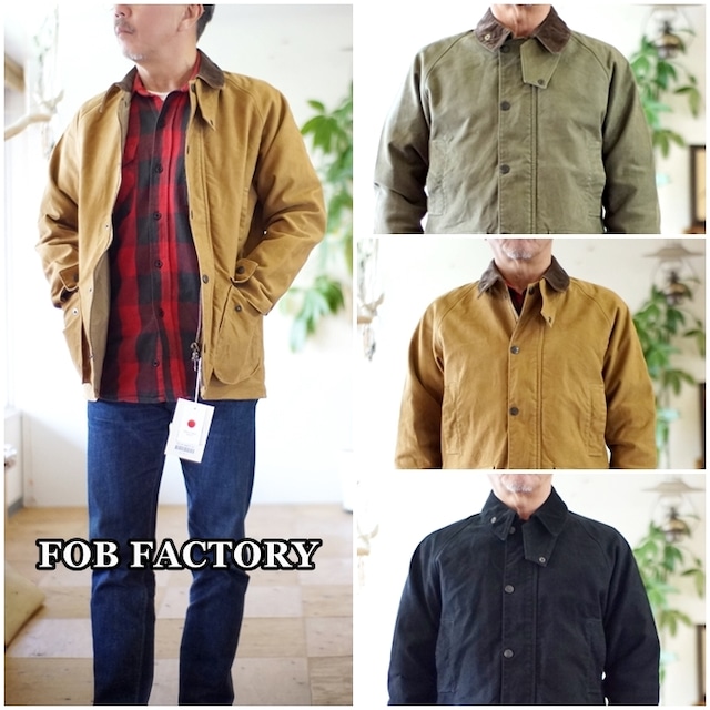 FOB FACTORY（FOBファクトリー）エフオービーファクトリー　 F2361 ライディングジャケット モールスキン