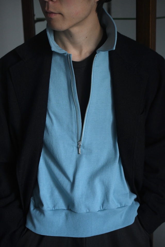 REVERBERATE / HALF ZIP JERSEY (L.BLUE)