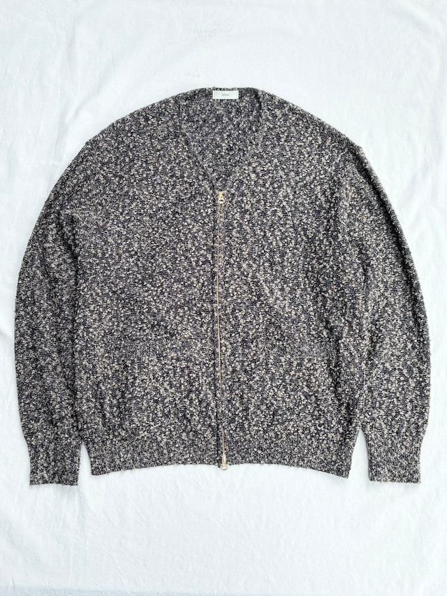 STEAF / STONE WALL CARDIGAN (MOSS BLACK)