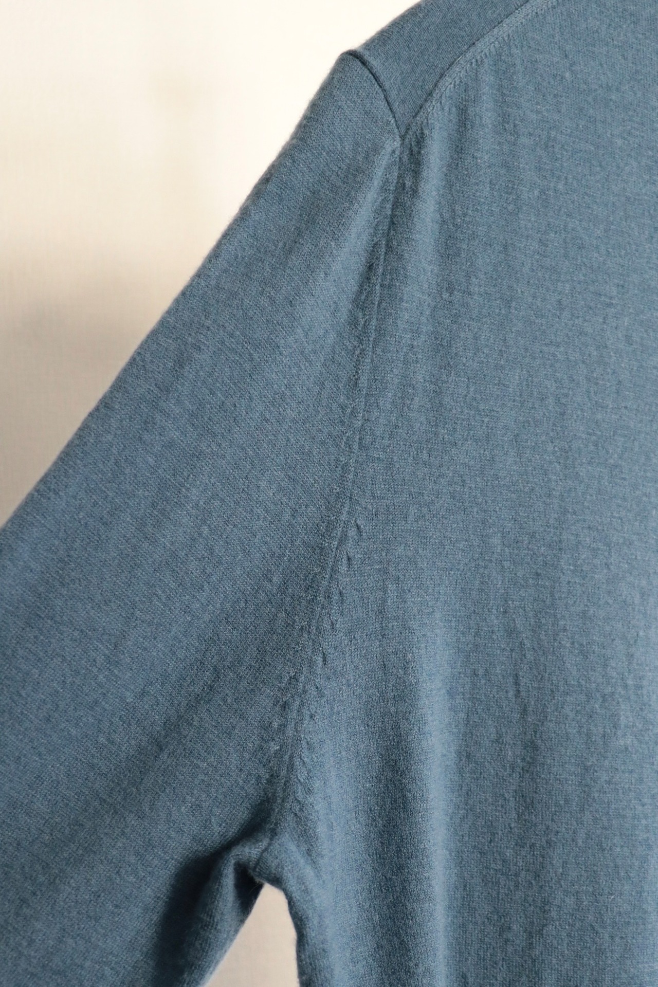 Massimo Dutti wool×cashmere polo knit sweater