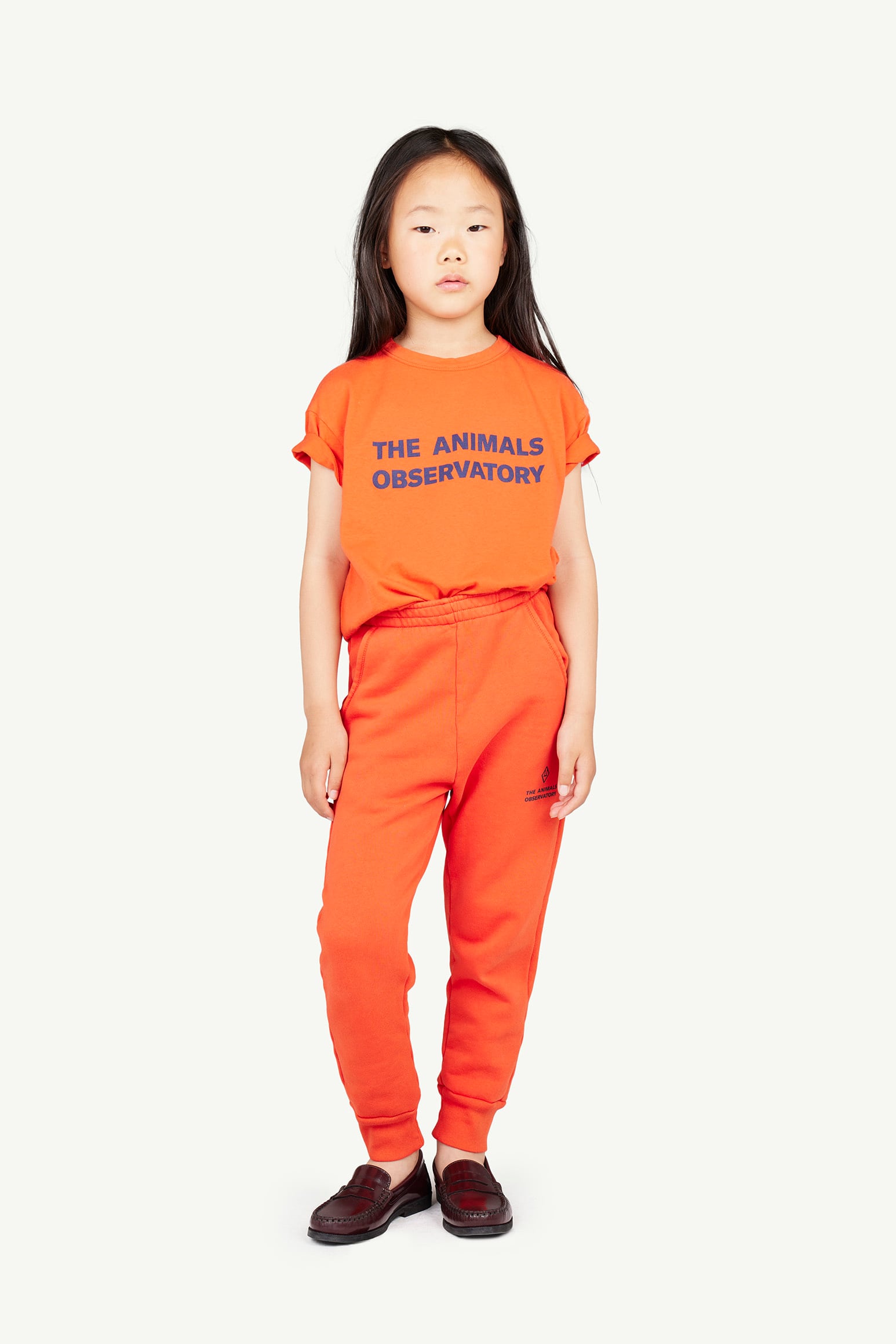 【23AW】BASIC the animals observatory ( TAO ) JERSEY TOPS ORION red Tシャツ　ロゴ |  kobito de punch/コビトデパンチ