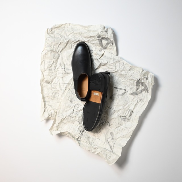 OLD JOE / "The Gardner" ARTISAN LEATHER SIDE-GORE SHOES