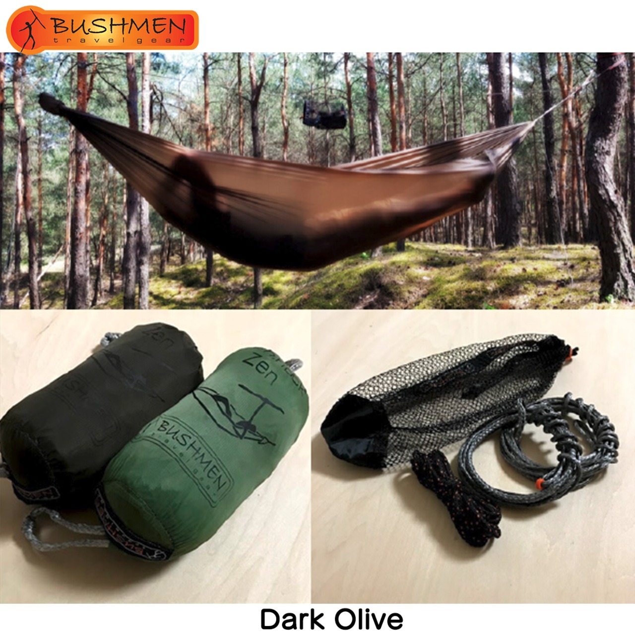 BUSHMEN ブッシュメン Hammock ULTRALIGHT ハンモック 軽量 パラシュート