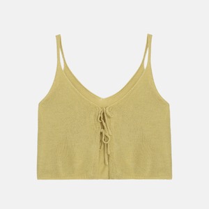 【2-piece】knit bustier & cut-and-sew top J00010