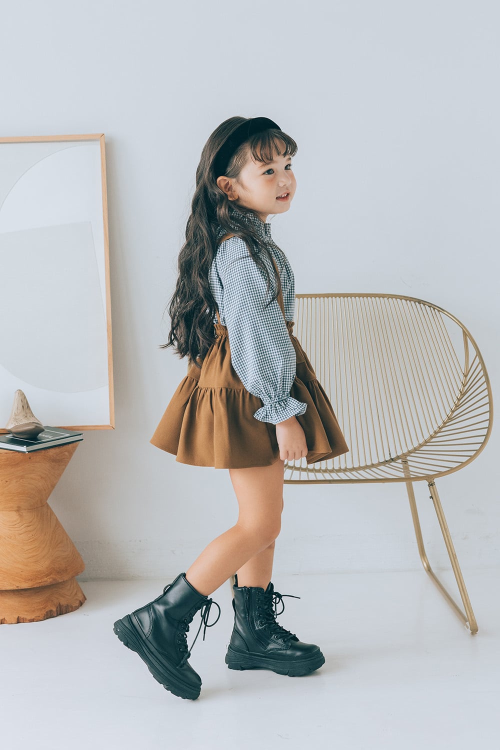 ブルマ付サスペンダースカート<Dark yellow> | Coquette