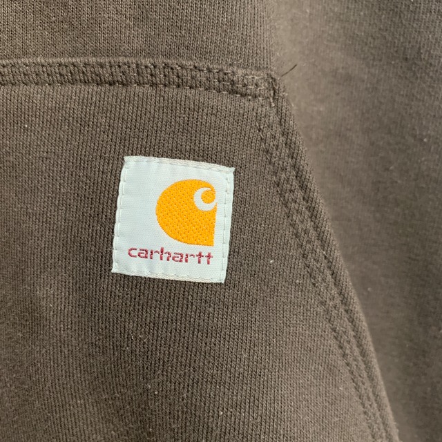 carhartt カーハート　スウェットパーカー　フーディ　ブラウン　L
