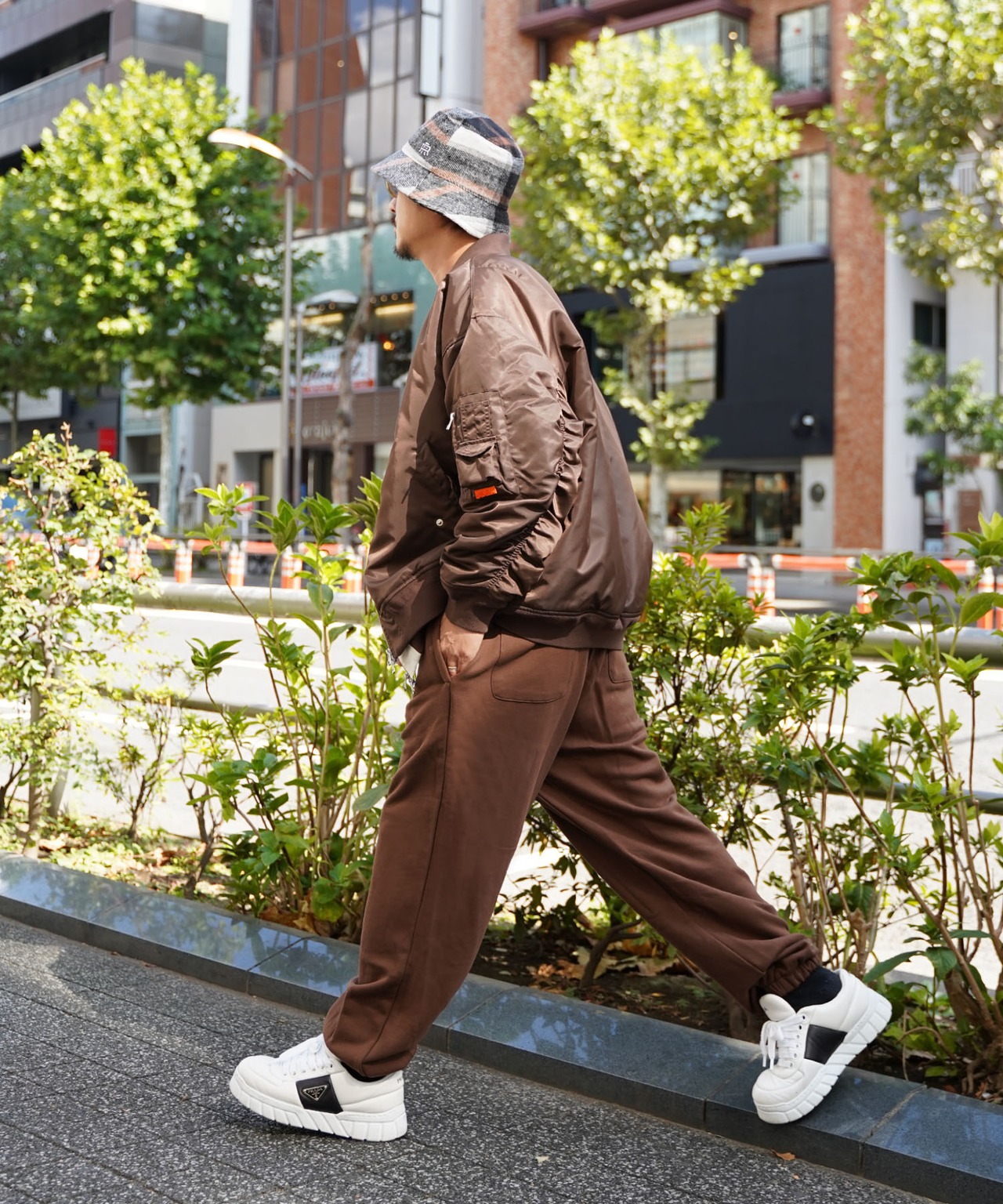 【#Re:room】BIG LOGO PRINT WIDE SWEAT PANTS［REP234］