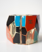 〈CHANEL〉Multicolor Clear Bangle
