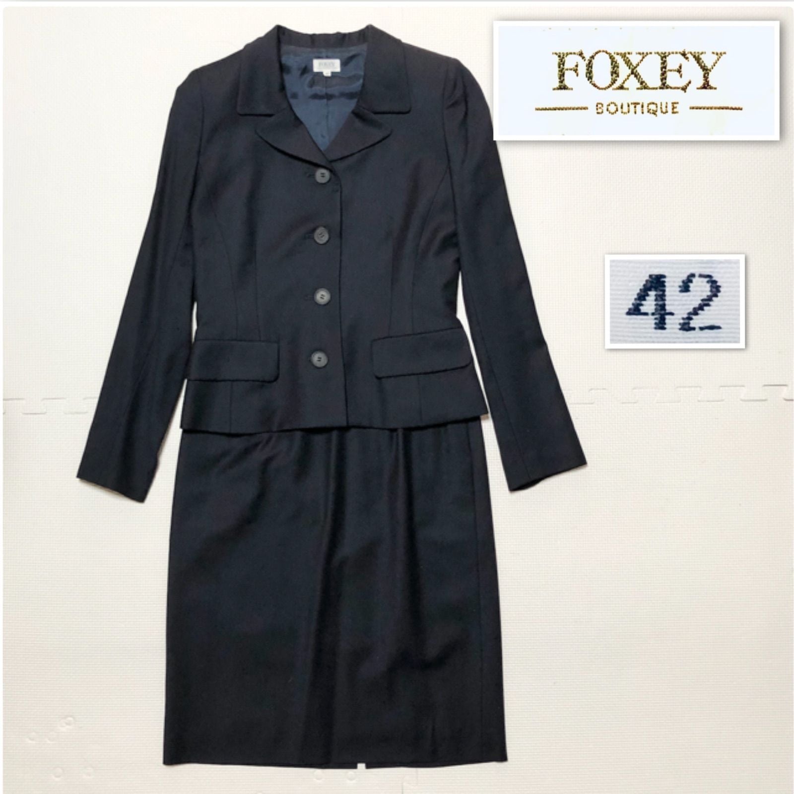 □美品□希少カシミヤ混□FOXY BOUTIQUE フォクシーブティック □美品□希少カシミヤ混□FOXY BOUTIQUE フォクシーブティック
