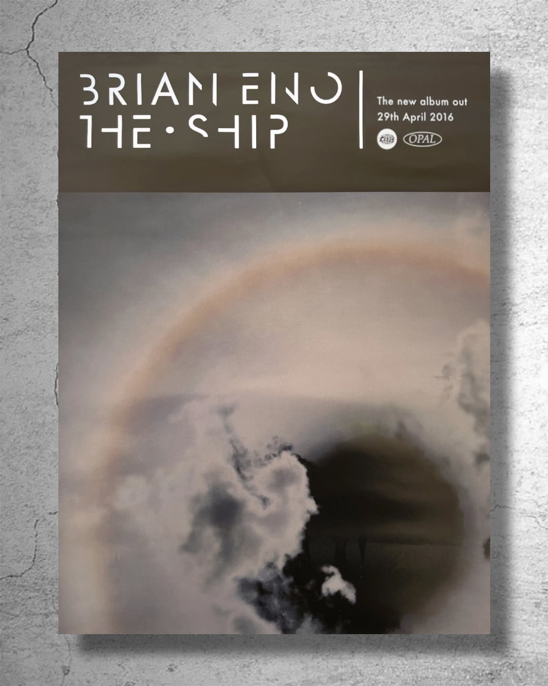 『Brian Eno/ブライアン・イーノ』2016年イギリスでのリリース告知ポスター