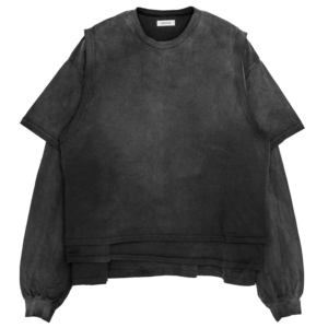 【26SS】BASICKS ベイシックス / ジップアップフーディー / PIGMENTED 3 LAYERED T-SHIRT