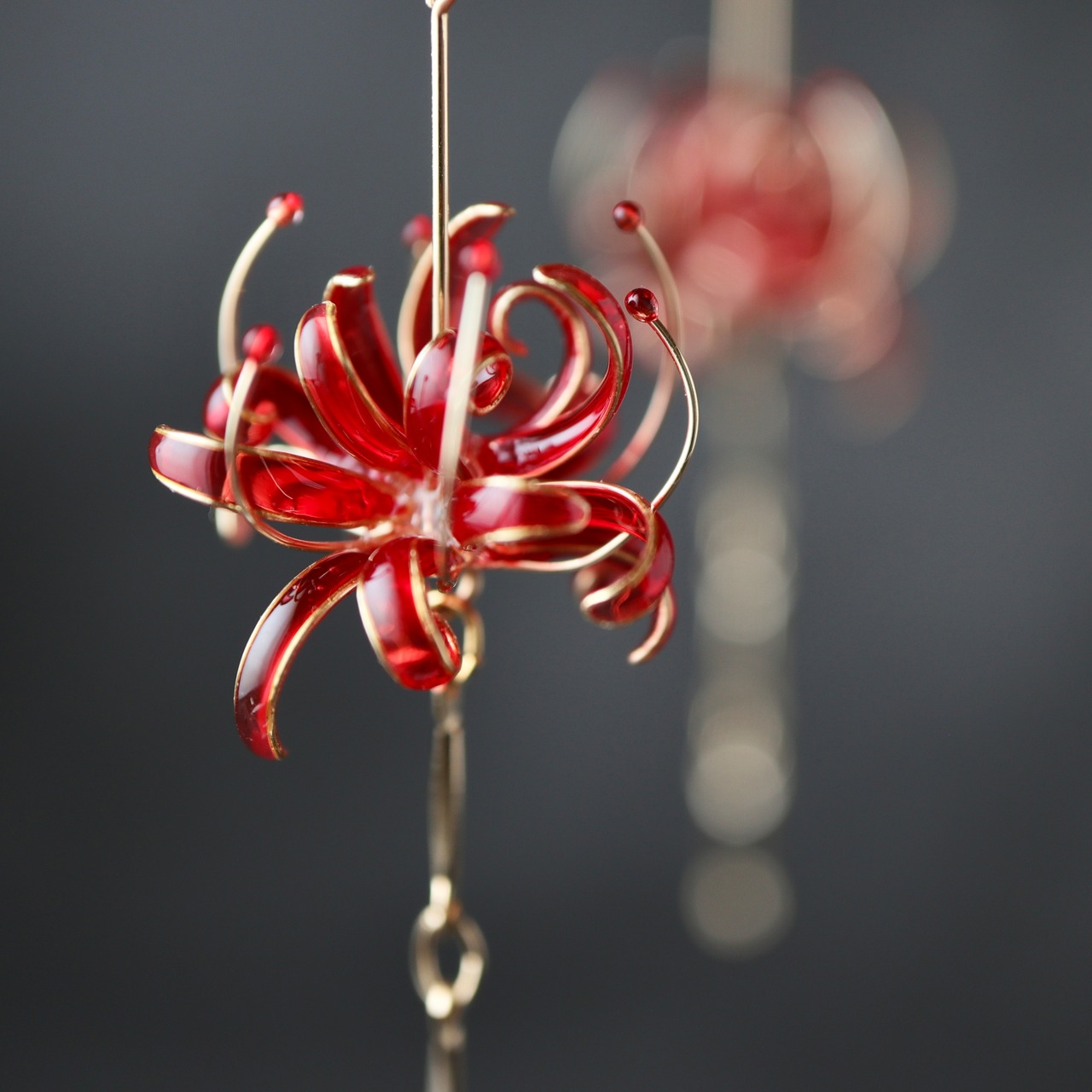 夕影の彼岸花 | spider lily jewelry