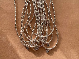 ［5/7(火)21:00〜再販］#64-(H)handmade beads choker silver925