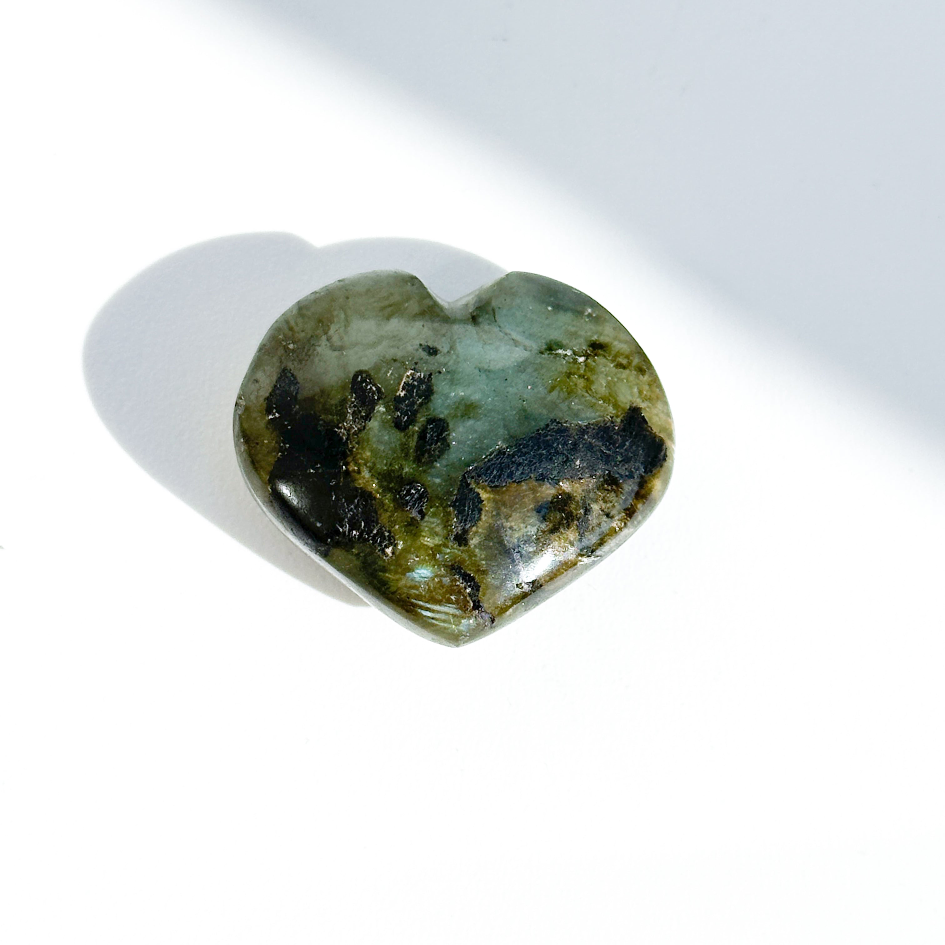 ラブラドライト ハート 93◇ Labradorite ◇天然石・鉱物