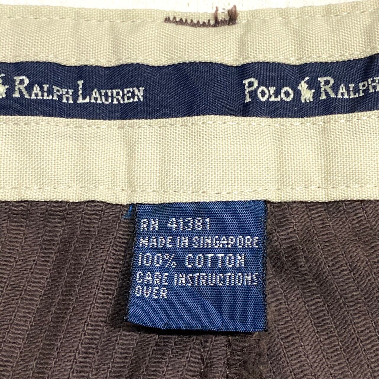 POLO BY RALPH LAUREN ラルフローレン 太畝 ツータック コーデュロイ