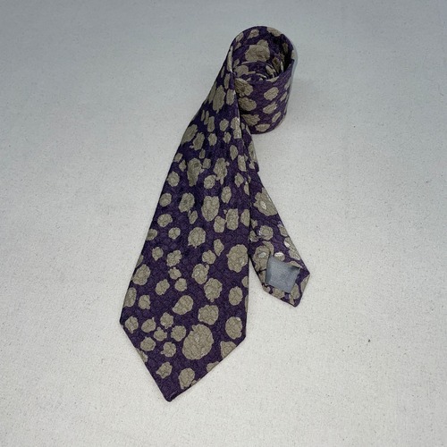Vintage Japan tie 紫 金 n-6